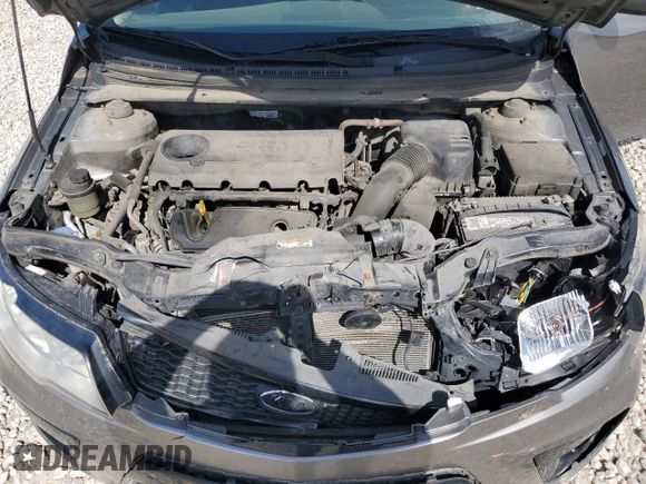 2012 Kia Forte SX с VIN KNAFW6A34C5481086, выставлен на аукционе Copart как лот 57241265 с пробегом 117 233 миль миль и Списание • Salvage title. История ставок и продаж доступна на DreamBid. Изображение 11.