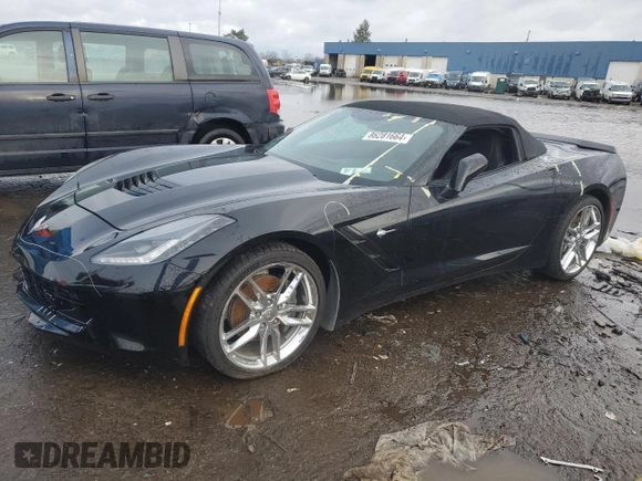 2016 Chevrolet Corvette 1LT with VIN 1G1YB3D70G5121686, listed as a Copart auction lot 86281664 with 68,584 mi miles and Clean Title. Bid and sale history available at carsss.com. Image 1.