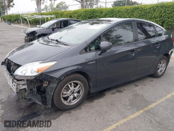 2010 Toyota Prius II with VIN JTDKN3DU4A0122676, listed as a IAAI auction lot 42040877 with 201,271 mi miles. Bid and sale history available at carsss.com. Image 2.