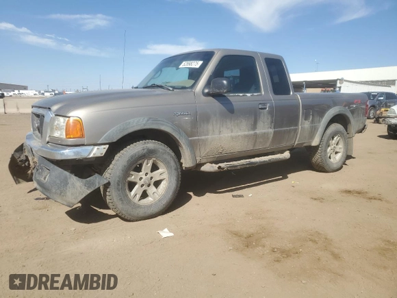 2005 Ford Ranger XLT with VIN 1FTZR45E95PA72435, listed as a Copart auction lot 52898275 with 204,545 mi miles and Salvage title. Bid and sale history available at DreamBid. Image 1.