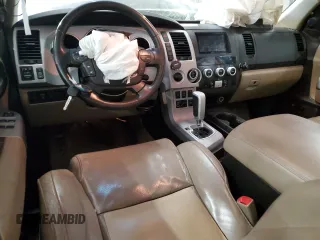 2008 Toyota Sequoia Platinum with VIN 5TDBY67A38S012588, listed as a Copart auction lot 89271415 with 228,639 mi miles and Salvage Title. Bid and sale history available at carsss.com. Image 8.