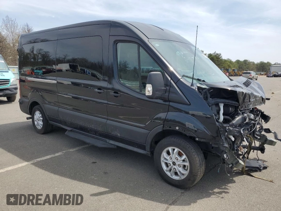 2024 Ford Transit Passenger XL with VIN 1FBAX2C87RKA89021, listed as a Copart auction lot 54859575 with 28,791 mi miles and Salvage title. Bid and sale history available at DreamBid. Image 4.