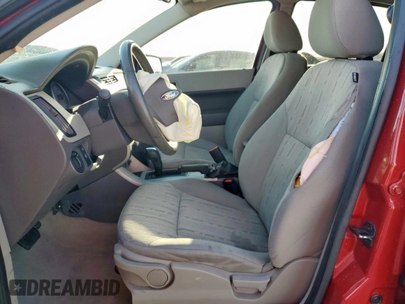 2011 Ford Focus SE with VIN 1FAHP3FN0BW102875, listed as a Copart auction lot 48618065 with 0 mi miles and Salvage Title. Bid and sale history available at carsss.com. Image 7.