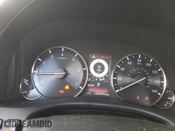 2016 Lexus GS 200t with VIN JTHBA1BL0GA002420, listed as a Copart auction lot 65318375 with 125,494 mi miles and Salvage title. Bid and sale history available at DreamBid. Image 9.