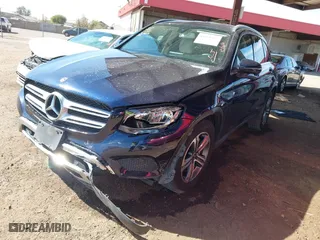2019 Mercedes-Benz GLC with VIN WDC0G4KB8KV124731, listed as a IAAI auction lot 41651587 with 44,068 mi miles. Bid and sale history available at carsss.com. Image 17.