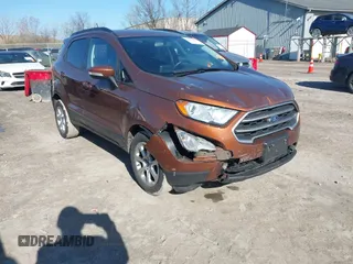 2018 Ford EcoSport SE z VIN MAJ3P1TE3JC239196, wystawiony jako IAAI lot #42056858 z przebiegiem 102 765 mil mil oraz . Historia ofert i sprzedaży dostępna na DreamBid. Obrazek 1.