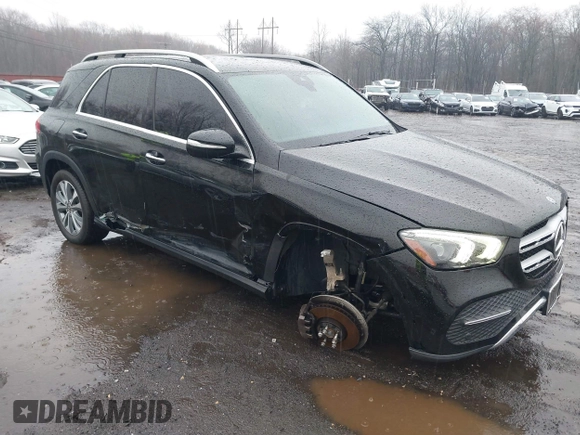 2020 Mercedes-Benz GLE 350 with VIN 4JGFB4KE8LA071347, listed as a IAAI auction lot 41853810 with 63,707 mi miles and . Bid and sale history available at DreamBid. Image 1.