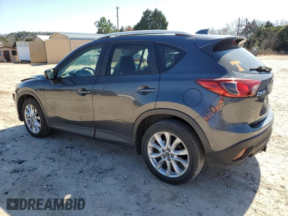2015 Mazda CX-5 Grand Touring with VIN JM3KE2DY0F0475671, listed as a Copart auction lot 46029385 with 80,344 mi miles and Salvage Title. Bid and sale history available at carsss.com. Image 2.