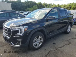 2023 GMC Terrain SLE with VIN 3GKALTEG6PL134225, listed as a Copart auction lot 71724734 with 14,932 mi miles and Salvage Title. Bid and sale history available at carsss.com. Image 1.