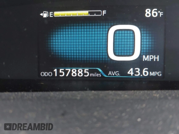 2016 Toyota Prius Two with VIN JTDKBRFU6G3510041, listed as a IAAI auction lot 42031473 with 157,885 mi miles. Bid and sale history available at carsss.com. Image 15.