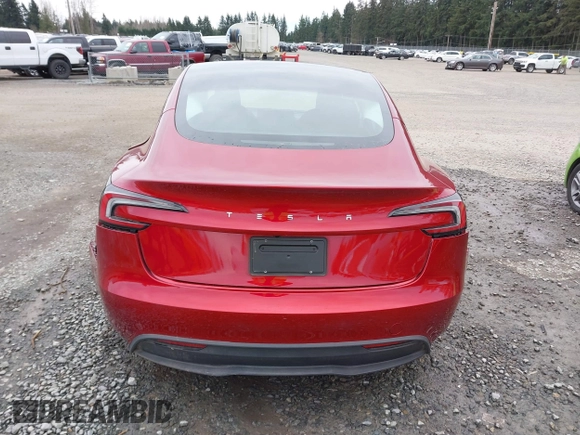 2024 Tesla Model 3 with VIN 5YJ3E1EA7RF785461, listed as a IAAI auction lot 41840091 with 8,414 mi miles. Bid and sale history available at carsss.com. Image 16.