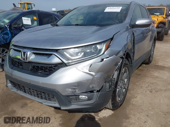 2017 Honda CR-V EX-L with VIN 5J6RW2H88HL061094, listed as a IAAI auction lot 42056853 with 160,978 mi miles. Bid and sale history available at carsss.com. Image 6.