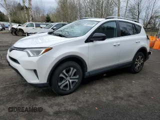 2017 Toyota RAV4 LE with VIN 2T3BFREV4HW585382, listed as a Copart auction lot 50991595 with 99,029 mi miles and Salvage Title. Bid and sale history available at carsss.com. Image 1.