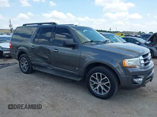 2017 Ford Expedition Max XLT z VIN 1FMJK1JT3HEA73161, wystawiony jako IAAI lot #42222089 z przebiegiem 133 681 mil mil oraz . Historia ofert i sprzedaży dostępna na DreamBid. Obrazek 1.