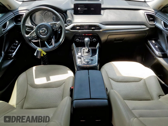 2022 Mazda CX-9 Touring Plus with VIN JM3TCBAY7N0611193, listed as a Copart auction lot 57575265 with 34,761 mi miles and Salvage title. Bid and sale history available at DreamBid. Image 8.
