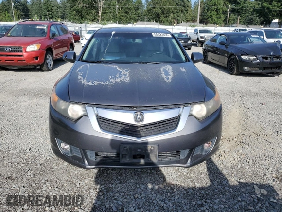 2009 Acura TSX with VIN JH4CU266X9C030464, listed as a Copart auction lot 60523455 with 161,126 mi miles and Salvage title. Bid and sale history available at DreamBid. Image 5.