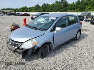 2010 Nissan Versa S with VIN 3N1BC1CP6AL407780, listed as a Copart auction lot 59674935 with 171,555 mi miles and Salvage title. Bid and sale history available at DreamBid. Image 1.