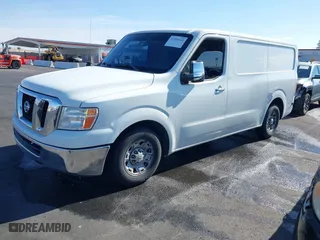 2012 Nissan NV SV with VIN 1N6BF0KY9CN106459, listed as a IAAI auction lot 41503469 with 191,994 mi miles. Bid and sale history available at carsss.com. Image 2.