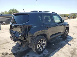 2018 Jeep Renegade Latitude with VIN ZACCJBBB3JPG90472, listed as a Copart auction lot 52718025 with 87,743 mi miles and Salvage Title. Bid and sale history available at carsss.com. Image 3.