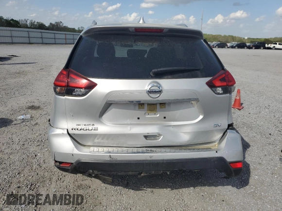 2017 Nissan Rogue SV with VIN JN8AT2MT9HW143313, listed as a Copart auction lot 52010935 with 92,200 mi miles and Salvage Title. Bid and sale history available at carsss.com. Image 6.