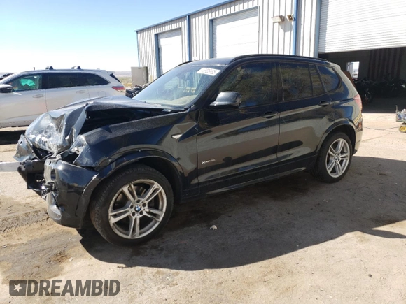 2014 BMW X3 xDrive35i with VIN 5UXWX7C52E0E81884, listed as a Copart auction lot 49905685 with 89,596 mi miles and Salvage Title. Bid and sale history available at DreamBid. Image 1.