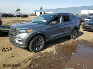 2021 Ford Explorer XLT with VIN 1FMSK8DH0MGA39519, listed as a Copart auction lot 49980545 with 79,830 mi miles and Salvage Title. Bid and sale history available at carsss.com. Image 1.