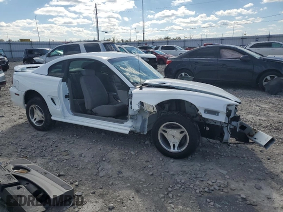 1998 Ford Mustang with VIN 1FAFP4045WF260082, listed as a Copart auction lot 72363433 with 38,643 mi miles and Salvage title. Bid and sale history available at DreamBid. Image 4.