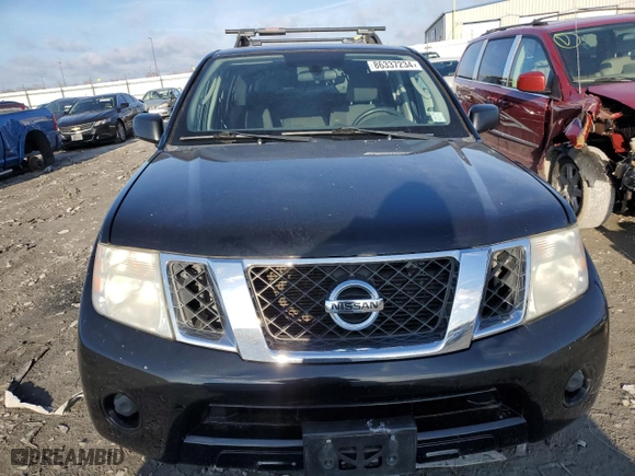 2011 Nissan Pathfinder Silver with VIN 5N1AR1NB7BC634932, listed as a Copart auction lot 86337234 with 179,956 mi miles and Salvage Title. Bid and sale history available at carsss.com. Image 5.