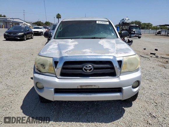 2005 Toyota Tacoma PreRunner with VIN 5TETU62N05Z047131, listed as a Copart auction lot 61256985 with 165,573 mi miles and Salvage title. Bid and sale history available at DreamBid. Image 5.