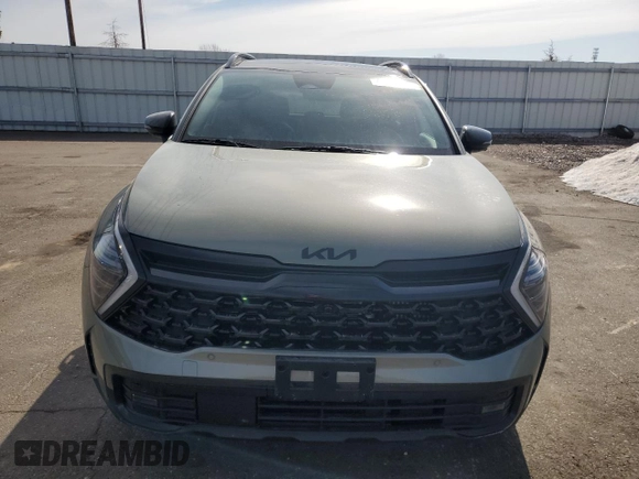 2025 Kia Sportage Plug-In Hybrid X-Line Prestige with VIN KNDPZDDH8S7175781, listed as a Copart auction lot 48715955 with 5,069 mi miles and Salvage Title. Bid and sale history available at carsss.com. Image 5.