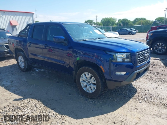 2023 Nissan Frontier SV with VIN 1N6ED1EK3PN601391, listed as a IAAI auction lot 42176757 with 34,030 mi miles and . Bid and sale history available at DreamBid. Image 1.