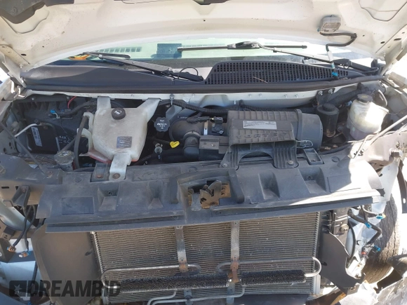 2019 Chevrolet Express Cargo Van with VIN 1GCWGAFG7K1196113, listed as a IAAI auction lot 41961791 with 80,015 mi miles. Bid and sale history available at carsss.com. Image 10.