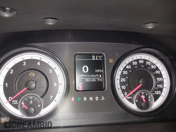 2014 Ram 1500 Express with VIN 1C6RR7FTXES368857, listed as a IAAI auction lot 41703962 with 96,046 mi miles. Bid and sale history available at carsss.com. Image 7.