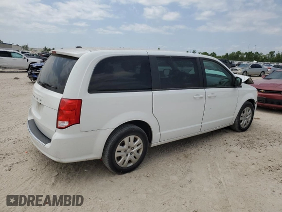 2018 Dodge Grand Caravan SE Plus with VIN 2C4RDGBG4JR159898, listed as a Copart auction lot 53253285 with 89,001 mi miles and Salvage Title. Bid and sale history available at DreamBid. Image 3.
