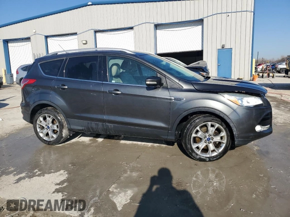 2016 Ford Escape Titanium with VIN 1FMCU9J91GUB34663, listed as a Copart auction lot 48044425 with 104,565 mi miles and Salvage Title. Bid and sale history available at carsss.com. Image 4.