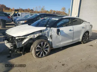 2022 Nissan Maxima Platinum with VIN 1N4AA6FV4NC501525, listed as a Copart auction lot 76575814 with Not provided miles and Salvage title. Bid and sale history available at DreamBid. Image 1.