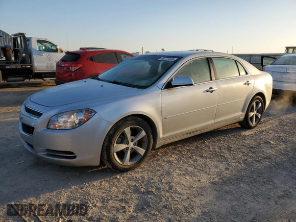 2012 Chevrolet Malibu 1LT with VIN 1G1ZC5E08CF360454, listed as a Copart auction lot 48777375 with 83,969 mi miles and Salvage Title. Bid and sale history available at DreamBid. Image 1.