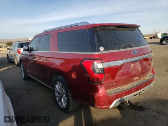 2019 Ford Expedition Max Platinum with VIN 1FMJK1MT6KEA23566, listed as a Copart auction lot 84146234 with Not provided miles and Salvage title. Bid and sale history available at DreamBid. Image 2.