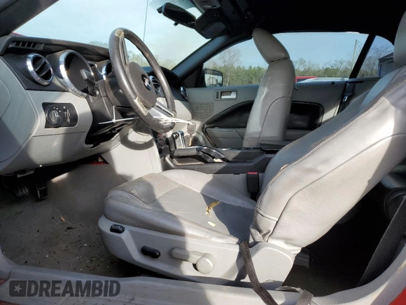 2008 Ford Mustang Deluxe with VIN 1ZVHT84N385146001, listed as a Copart auction lot 45558095 with 222,148 mi miles and Salvage Title. Bid and sale history available at carsss.com. Image 7.