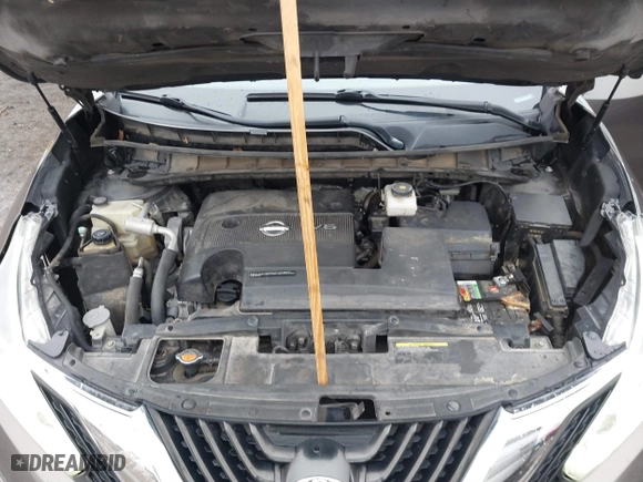 2015 Nissan Murano S with VIN 5N1AZ2MH6FN281959, listed as a IAAI auction lot 41413597 with 205,621 mi miles. Bid and sale history available at carsss.com. Image 10.