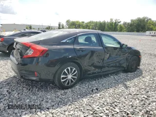 2017 Honda Civic Sedan LX with VIN 2HGFC2F5XHH575909, listed as a Copart auction lot 51292595 with 77,118 mi miles and Salvage Title. Bid and sale history available at carsss.com. Image 3.