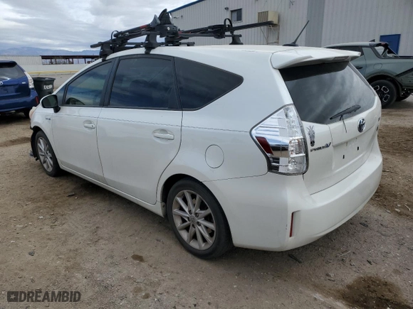2012 Toyota Prius v Two with VIN JTDZN3EU8C3140242, listed as a Copart auction lot 48076655 with NaN miles and Salvage Title. Bid and sale history available at carsss.com. Image 2.