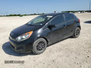 2013 Kia Rio LX with VIN KNADM5A36D6204815, listed as a Copart auction lot 52963475 with 96,880 mi miles and Clean Title. Bid and sale history available at carsss.com. Image 1.