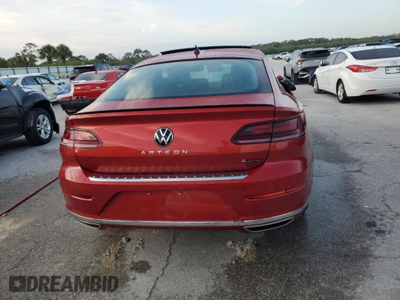 2023 Volkswagen Arteon SEL Premium R-Line with VIN WVWTR7AN2PE015733, listed as a Copart auction lot 46578835 with 17,531 mi miles and Salvage title. Bid and sale history available at DreamBid. Image 6.