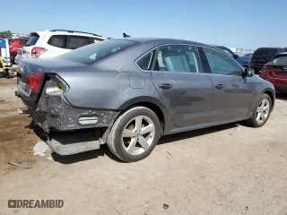 2015 Volkswagen Passat 1.8T Limited Edition with VIN 1VWAT7A35FC116456, listed as a Copart auction lot 51932315 with 69,675 mi miles and Salvage Title. Bid and sale history available at carsss.com. Image 3.