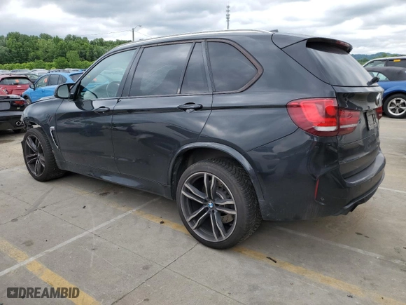 2015 BMW X5 M with VIN 5YMKT6C5XF0C89515, listed as a Copart auction lot 54364934 with 151,595 mi miles and Salvage Title. Bid and sale history available at carsss.com. Image 2.