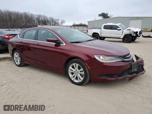 2016 Chrysler 200 LX with VIN 1C3CCCFB5GN182424, listed as a Copart auction lot 48893475 with 69,302 mi miles and Salvage Title. Bid and sale history available at carsss.com. Image 4.