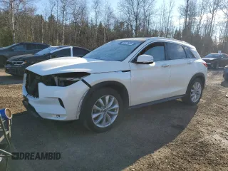 2019 Infiniti QX50 Pure z VIN 3PCAJ5M3XKF117625, wystawiony jako Copart lot #80327304 z przebiegiem 99 585 mil mil oraz Czysty tytuł • Clean title. Historia ofert i sprzedaży dostępna na DreamBid. Obrazek 1.