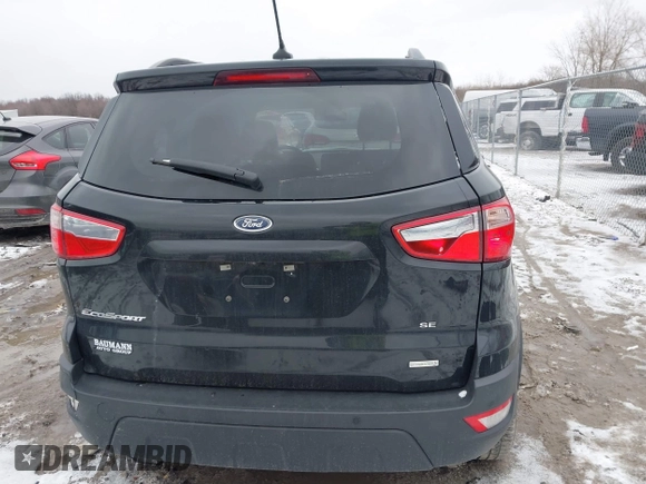 2019 Ford EcoSport SE with VIN MAJ3S2GE7KC278647, listed as a IAAI auction lot 41739717 with 108,935 mi miles and . Bid and sale history available at DreamBid. Image 16.