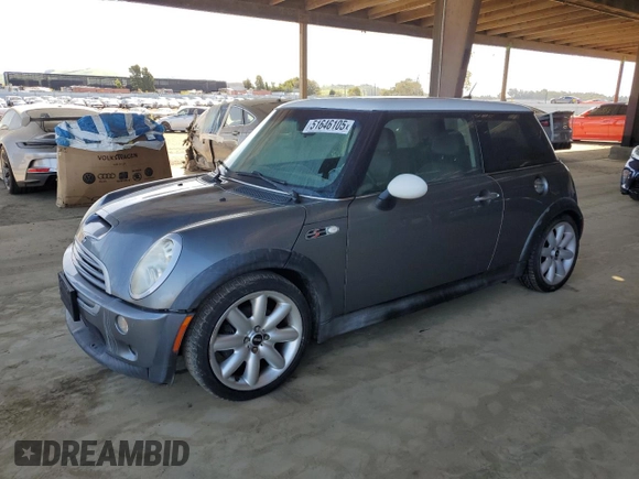 2006 MINI Hardtop S with VIN WMWRE33546TJ48416, listed as a Copart auction lot 51646105 with 110,104 mi miles and Clean Title. Bid and sale history available at DreamBid. Image 1.
